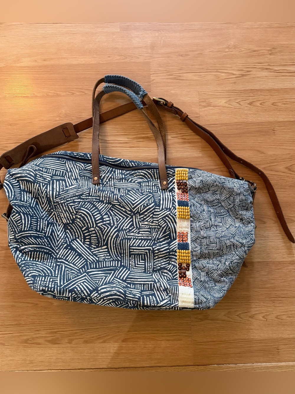 Anthropologie Jasper & Jeera Teresa Weekender Bag